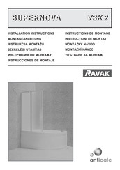 RAVAK SUPERNOVA VSK 2 Instructions De Montage