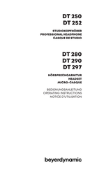 Beyerdynamic DT 297 Mode D'emploi