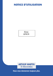 Electrolux ARTHUR MARTIN AFI638 Notice D'utilisation