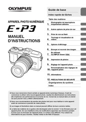 Olympus E-P3 Manuel D'instructions