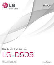 LG LGD505.AFRABK Guide De L'utilisateur