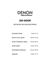 Denon Professional DN-900R Guide D'utilisation