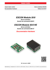 Maxon Motor ESCON Module 50/8 HE Manuel De Référence Du Matériel