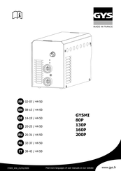 GYS MI 80P Mode D'emploi