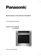 Panasonic HL-PX665B Mode D'emploi & Instructions D'installation