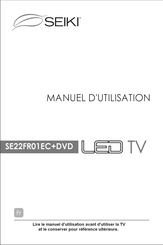Seiki SE22FR01EC+DVD Manuel D'utilisation