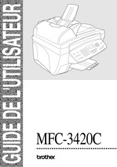 Brother MFC-3420C Guide De L'utilisateur