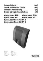 TIPTEL Pact 42 IP 8 Guide D'installation
