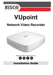 RISCO Group VUpoint RVNVR04 Guide D'installation