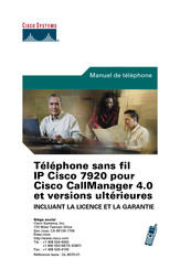 Cisco Systems 7920 Manuel D'utilisation