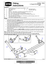 Witter PG32A Instructions De Montage