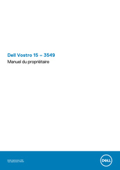 Dell Vostro 15-3549 Mode D'emploi