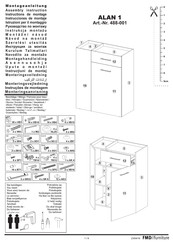 FMD Furniture ALAN 1 488-001 Instructions De Montage