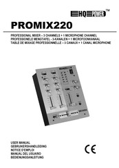 HQ Power PROMIX220 Mode D'emploi