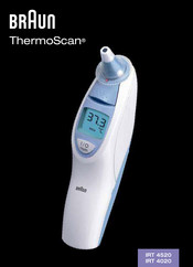 Braun ThermoScan IRT 4020 Mode D'emploi