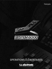 T.C. Electronic SYSTEM 6000 Mode D'emploi