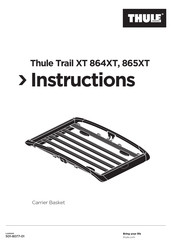 Thule Trail XT 865XT Mode D'emploi