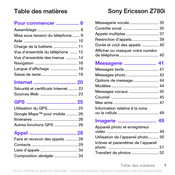 Sony Ericsson Z780i Mode D'emploi