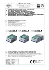 Minipack-Torre MV31 X Instructions Pour L'installation