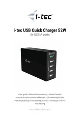 i-tec CHARGER5P52WQC Mode D'emploi