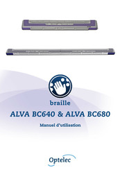 Optelec ALVA BC680 Manuel D'utilisation