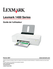 Lexmark 1400 Mode D'emploi