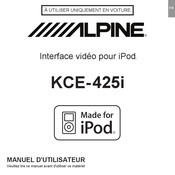 Alpine KCE-425i Manuel D'utilisateur