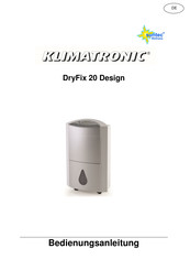 Suntec Wellness Klimatronic DryFix 20 Design Notice D'utilisation