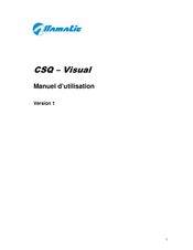 ALFAMATIC CSQ-Visual Manuel D'utilisation