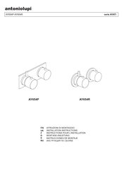 antoniolupi AYATI AY654P Instructions Pour L'installation