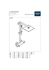 Grohe EUPHORIA CUBE SYSTEM 26 087 Mode D'emploi