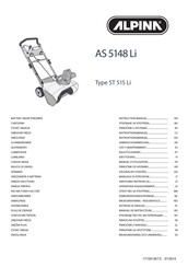 Alpina ST 515 Li Manuel D'utilisation