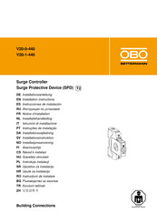 OBO Bettermann V20-1-440 Notice D'installation