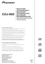 Pioneer CDJ-900 Mode D'emploi