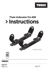 Thule 898000 Instructions