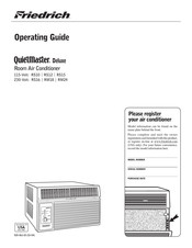 Friedrich QuietMaster Deluxe RS10 Guide D'utilisation