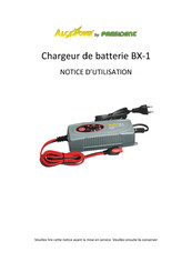 PRESIDENT AlcaPower BX-1 Notice D'utilisation