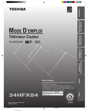 Toshiba 34HFX84 Mode D'emploi