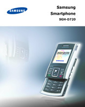 Samsung SGH-D720 Mode D'emploi