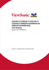 ViewSonic SWB8452B Guide De L'utilisateur