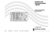 MGE UPS Systems JBUS Manuel D'installation Et D'utilisation