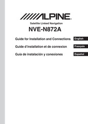 Alpine NVE-N872A Guide D'installation