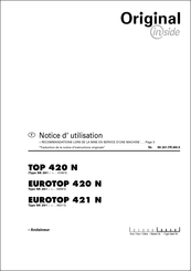 Pottinger EUROTOP 421 N Notice D'utilisation