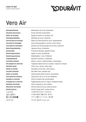 Duravit Vero Air 760418 Notice De Montage