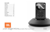 JBL on stage micro Mode D'emploi