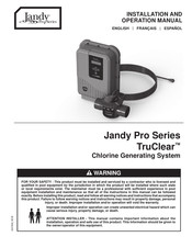 Jandy Pro Series Truclear11k Guide D'installation Et Mode D'emploi