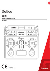GRAUPNER MC-26 Notice
