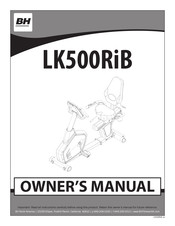 BH LK500RiB Guide D'utilisation