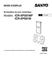 Sanyo ICR-XPS01MF Mode D'emploi