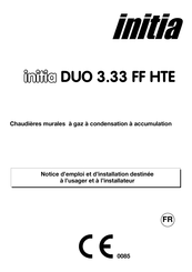 Initia duo 3.33 FF HTE Notice D'emploi Et D'installation